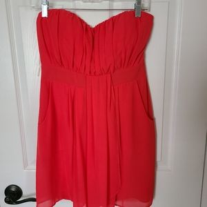 Coral dress